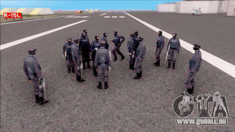 Paratroopers SWAT pour GTA San Andreas