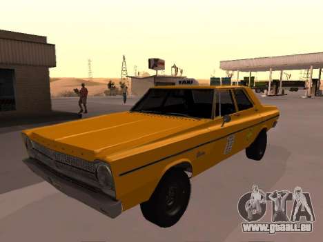 Plymouth Belvedere 4 portes 1965 Taxi pour GTA San Andreas