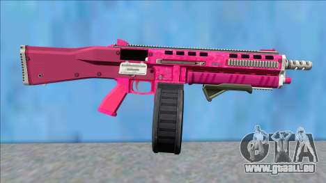 GTA V Vom Feuer Assault Shotgun Pink V9 für GTA San Andreas