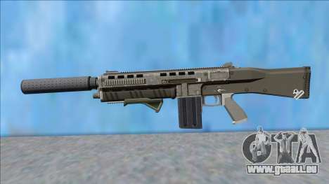 GTA V Vom Feuer Assault Shotgun Platinum V4 für GTA San Andreas