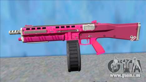 GTA V Vom Feuer Assault Shotgun Pink V14 für GTA San Andreas