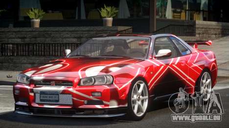 1999 Nissan Skyline R34 GT-R L8 für GTA 4