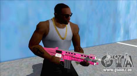 GTA V Vom Feuer Assault Shotgun Pink V6 für GTA San Andreas