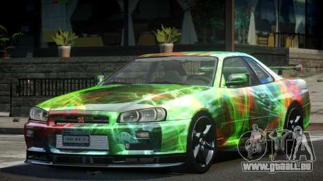 1999 Nissan Skyline R34 GT-R L3 pour GTA 4