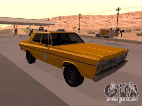 Plymouth Belvedere 4 portes 1965 Taxi pour GTA San Andreas