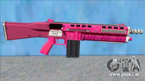 GTA V Vom Feuer Assault Shotgun Pink V15 für GTA San Andreas