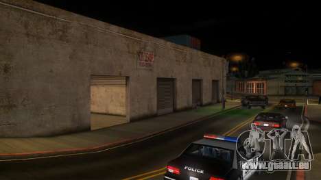 Offene Garagenbox im Industriegebiet San Fierro für GTA San Andreas