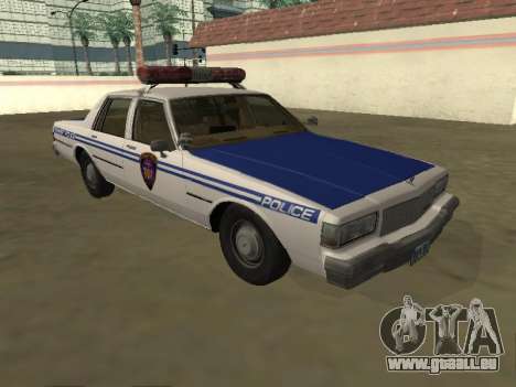 Chevrolet Caprice 1987 NYPD Transit Police pour GTA San Andreas