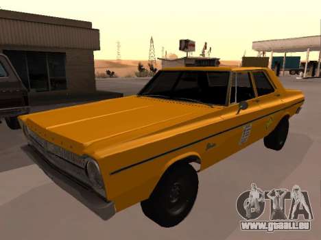 Plymouth Belvedere 4 portes 1965 Taxi pour GTA San Andreas