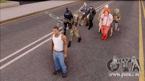 The Best 7 Guards pour GTA San Andreas