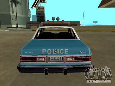 Dodge Diplomat 1987 Département de police de New pour GTA San Andreas