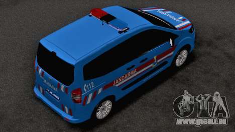 Ford Tourneo Courier Jandarma Asayis&Gendarme pour GTA San Andreas