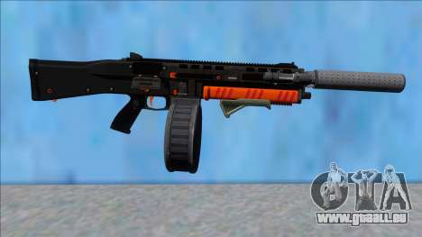 GTA V Vom Feuer Assault Shotgun Orange V13 für GTA San Andreas