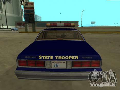 Chevrolet Caprice 1987 New York State Trooper pour GTA San Andreas