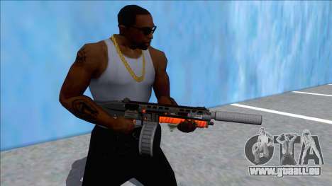 GTA V Vom Feuer Assault Shotgun Orange V13 für GTA San Andreas