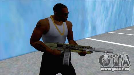 GTA V Vom Feuer Assault Shotgun Green V1 für GTA San Andreas