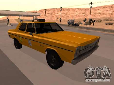 Plymouth Belvedere 4 portes 1965 Taxi pour GTA San Andreas