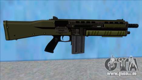 GTA V Vom Feuer Assault Shotgun Green V15 für GTA San Andreas