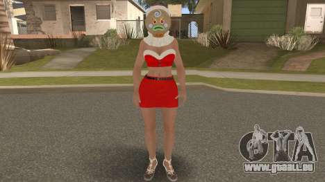 Lisa Hamilton Berry Burberry Christmas V3 pour GTA San Andreas