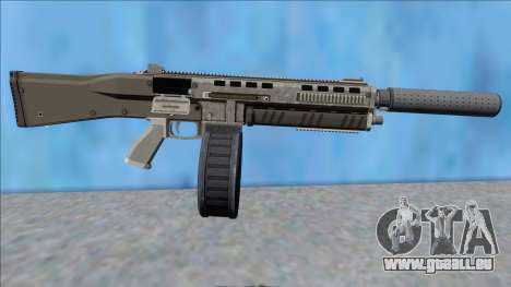 GTA V Vom Feuer Assault Shotgun Platinum V7 für GTA San Andreas