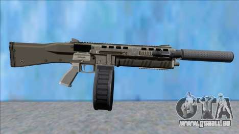 GTA V Vom Feuer Assault Shotgun Platinum V1 für GTA San Andreas