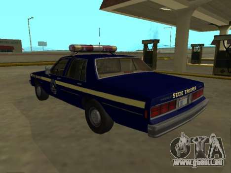 Chevrolet Caprice 1987 New York State Trooper pour GTA San Andreas