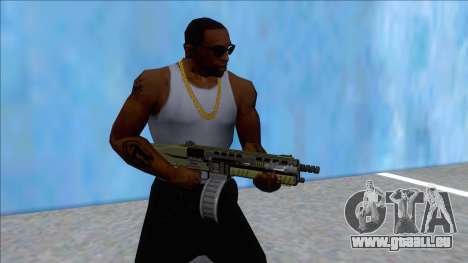 GTA V Vom Feuer Assault Shotgun Green V11 für GTA San Andreas