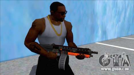 GTA V Vom Feuer Assault Shotgun Orange V14 für GTA San Andreas