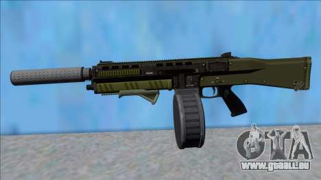 GTA V Vom Feuer Assault Shotgun Green V13 pour GTA San Andreas