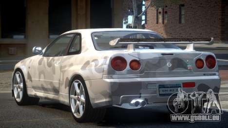 1999 Nissan Skyline R34 GT-R L1 für GTA 4