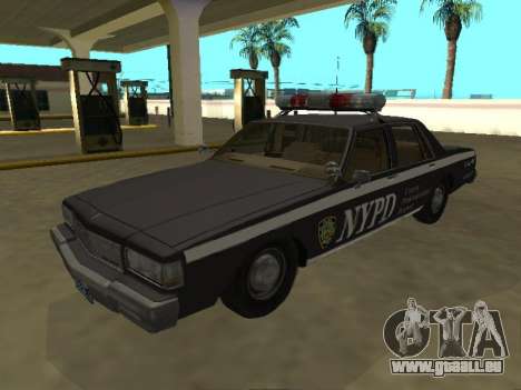 Chevrolet Caprice 1987 NYPD Auxiliaire pour GTA San Andreas