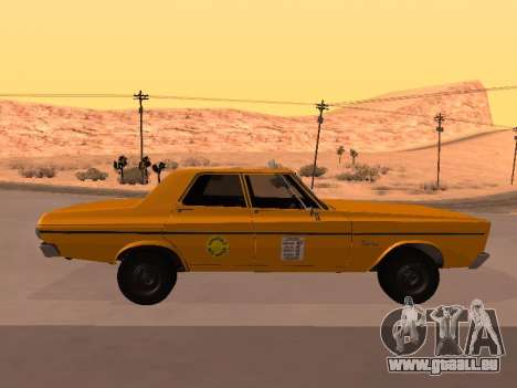 Plymouth Belvedere 4 portes 1965 Taxi pour GTA San Andreas