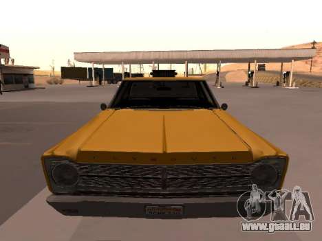 Plymouth Belvedere 4 portes 1965 Taxi pour GTA San Andreas