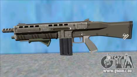 GTA V Vom Feuer Assault Shotgun Platinum V10 für GTA San Andreas