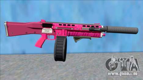 GTA V Vom Feuer Assault Shotgun Pink V13 für GTA San Andreas