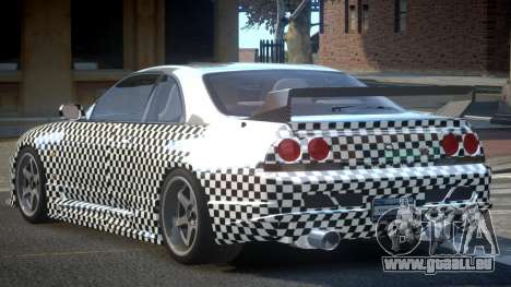 1997 Nissan Skyline R33 L10 für GTA 4