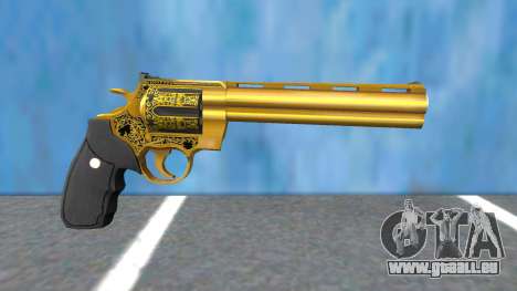 CSO2 Golden Anaconda Revolver für GTA San Andreas
