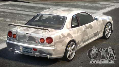 1999 Nissan Skyline R34 GT-R L1 pour GTA 4
