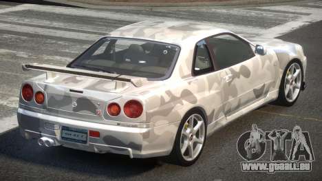 1999 Nissan Skyline R34 GT-R L1 für GTA 4