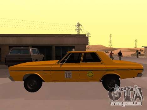 Plymouth Belvedere 4 portes 1965 Taxi pour GTA San Andreas