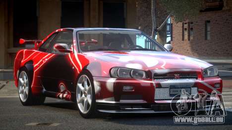 1999 Nissan Skyline R34 GT-R L8 für GTA 4