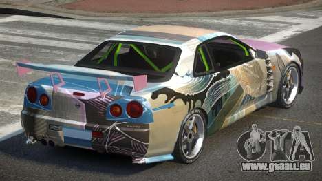 Nissan Skyline R34 GST-R PJ3 pour GTA 4