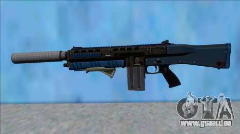 GTA V Vom Feuer Assault Shotgun LSPD V4 für GTA San Andreas