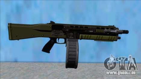 GTA V Vom Feuer Assault Shotgun Green V11 für GTA San Andreas