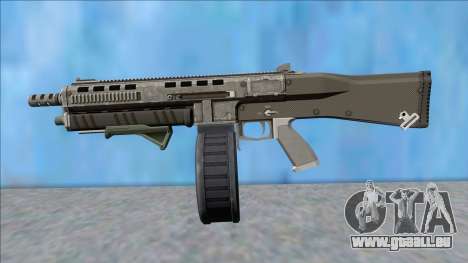 GTA V Vom Feuer Assault Shotgun Platinum V5 für GTA San Andreas