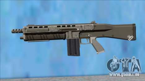 GTA V Vom Feuer Assault Shotgun Platinum V15 für GTA San Andreas