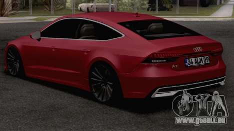 Audi A7 2020 TR Plates pour GTA San Andreas