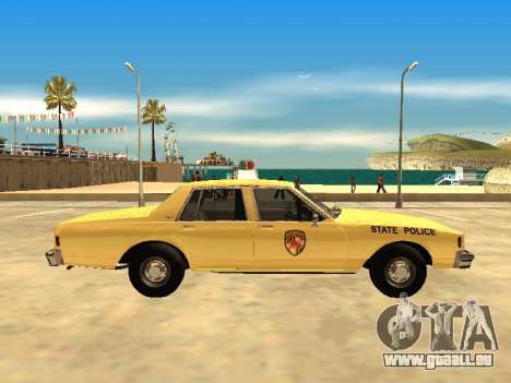 Chevrolet Impala 1985 Mariland Police d’État pour GTA San Andreas