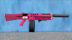GTA V Vom Feuer Assault Shotgun Pink V3 pour GTA San Andreas