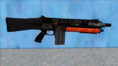 GTA V Vom Feuer Assault Shotgun Orange V12 für GTA San Andreas